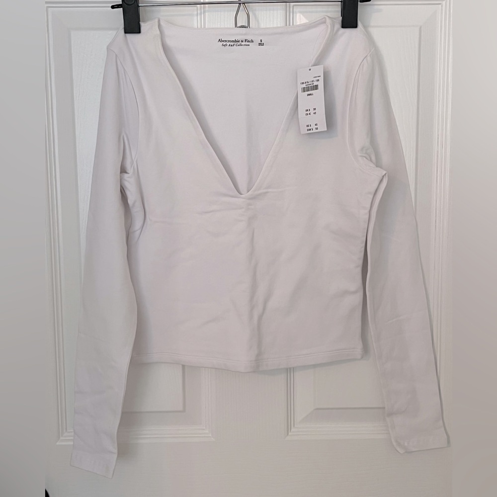 Abercrombie & Fitch Soft A&F Collection Long Sleeve Crop
